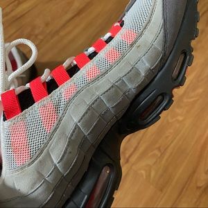 Nike Air Max 95 OG “Solar Red” 2018 Low Top Sneakers Men Size 10.5